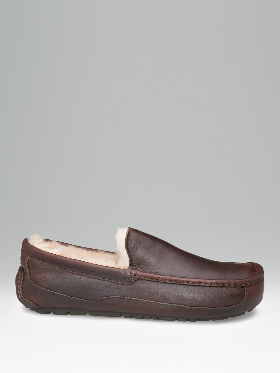 men's ascot leather ugg slippers