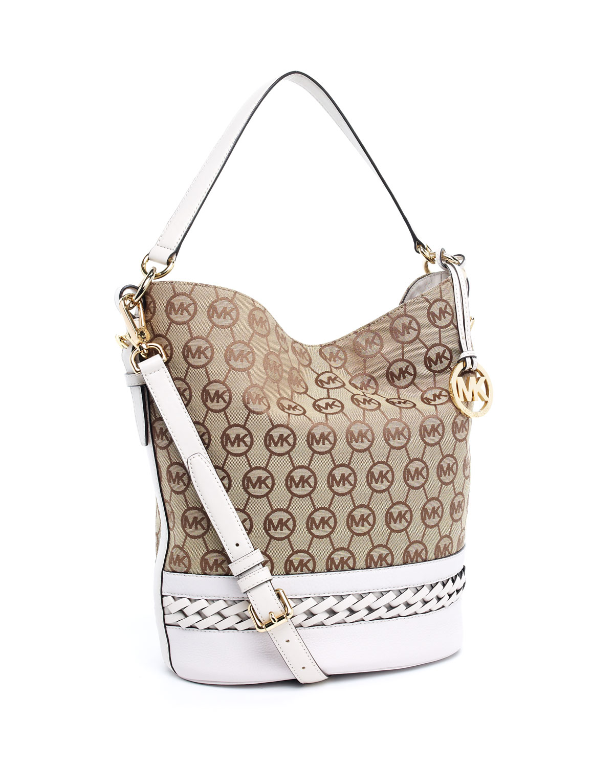 Michael Kors Gladstone Large Bucket Shoulder Bag in Beige (Natural) Lyst