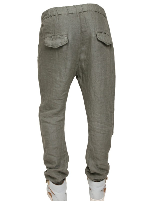 linen jogging pants