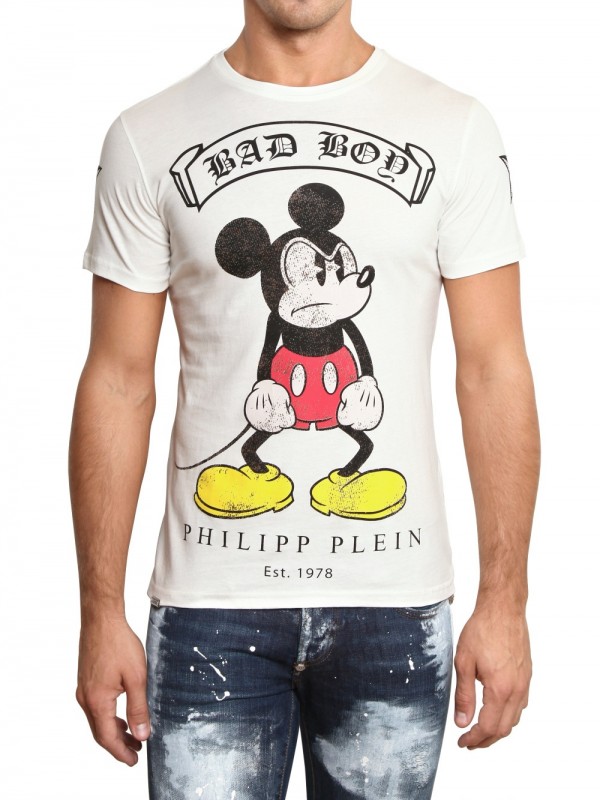 Shop Philipp Plein T Shirt Mickey Mouse | UP TO 55% OFF