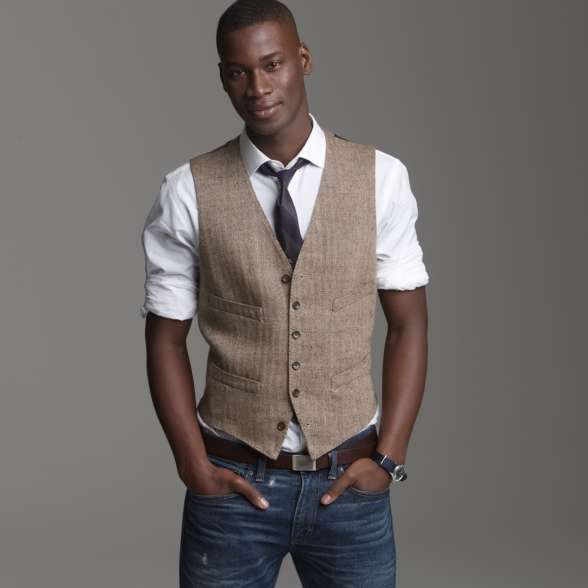 Mens Vest And Jeans SAVE 46% - icarus.photos