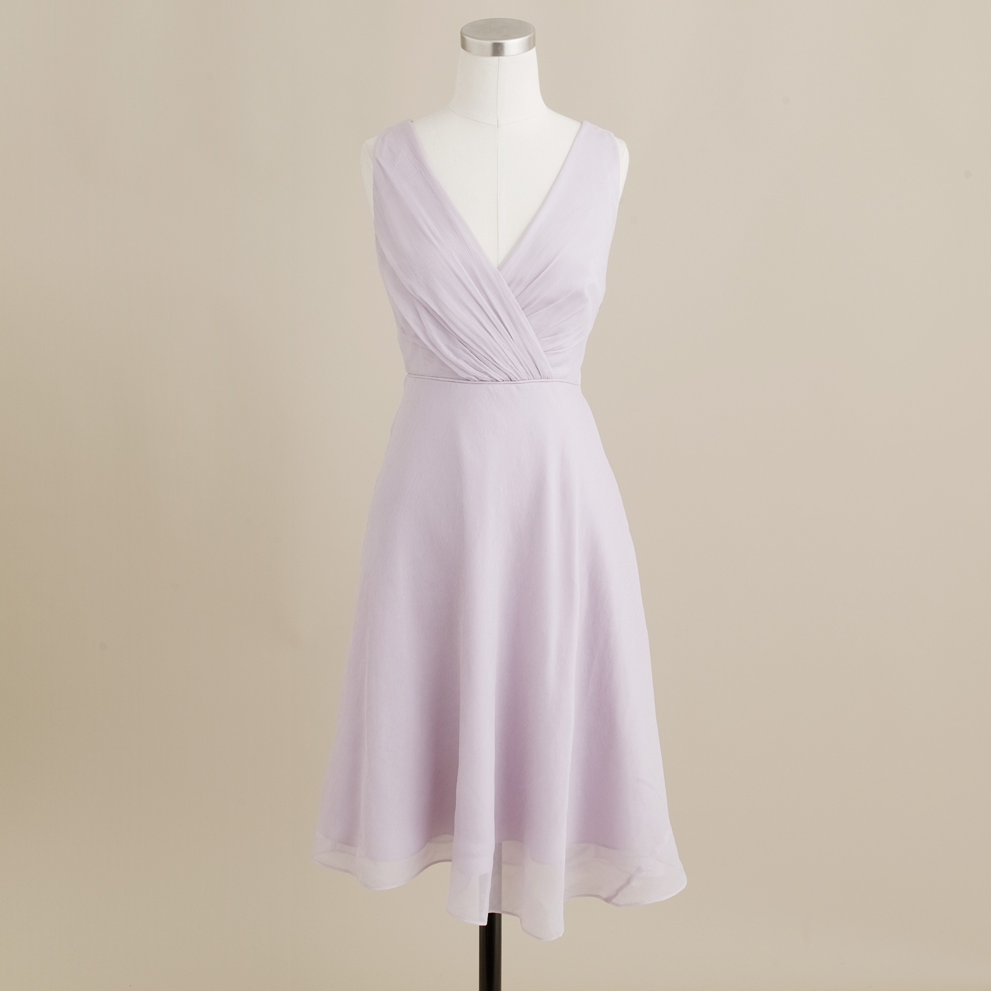 lavender chiffon dress