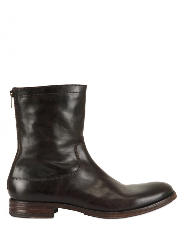 Shoto Brushed Horse Leather Boots in Brown for Men | Lyst