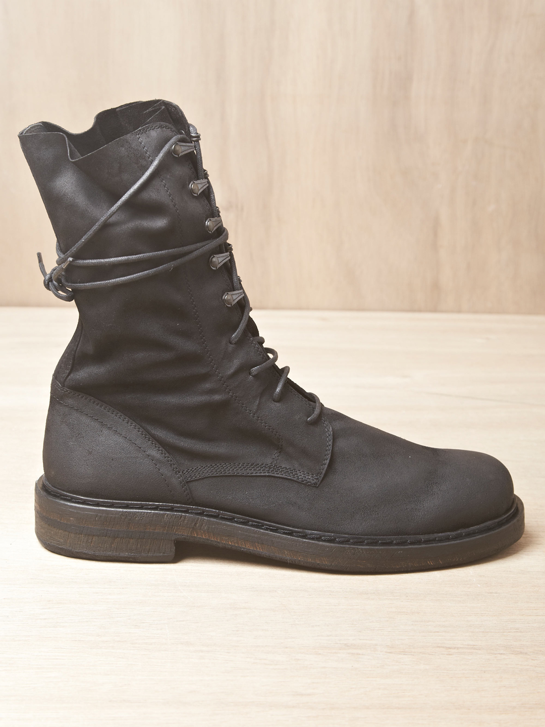 ann demeulemeester biker boots