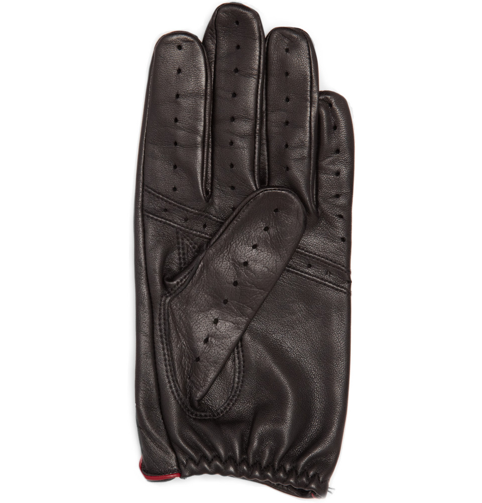 Dents Suedelined Leather Driving Gloves in Black for Men Lyst