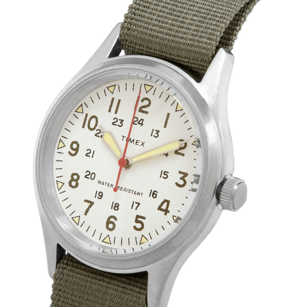 timex mechanical military watch
