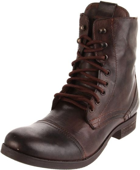 Steve Madden Mens Gramm Boot in Brown for Men (dark brown leather) | Lyst
