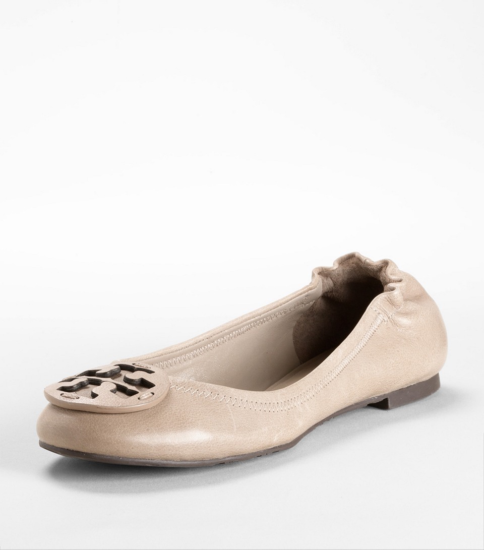 tory burch taupe flats