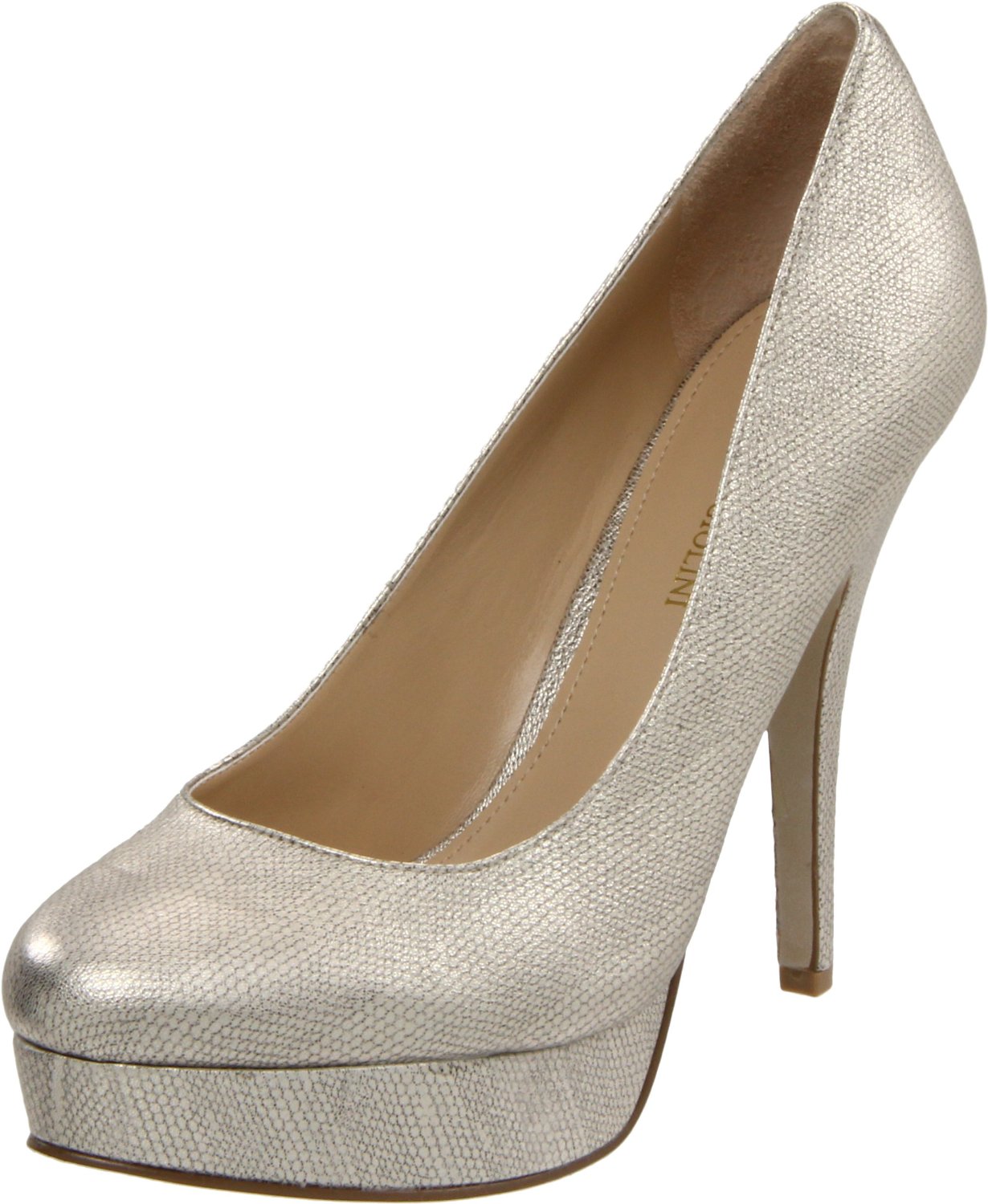 Enzo Angiolini Enzo Angiolini Womens Smiles Pump in Silver (light gold ...