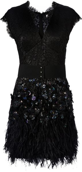 Matthew Williamson Crystal-Embellished Chainmail Dress in Black | Lyst
