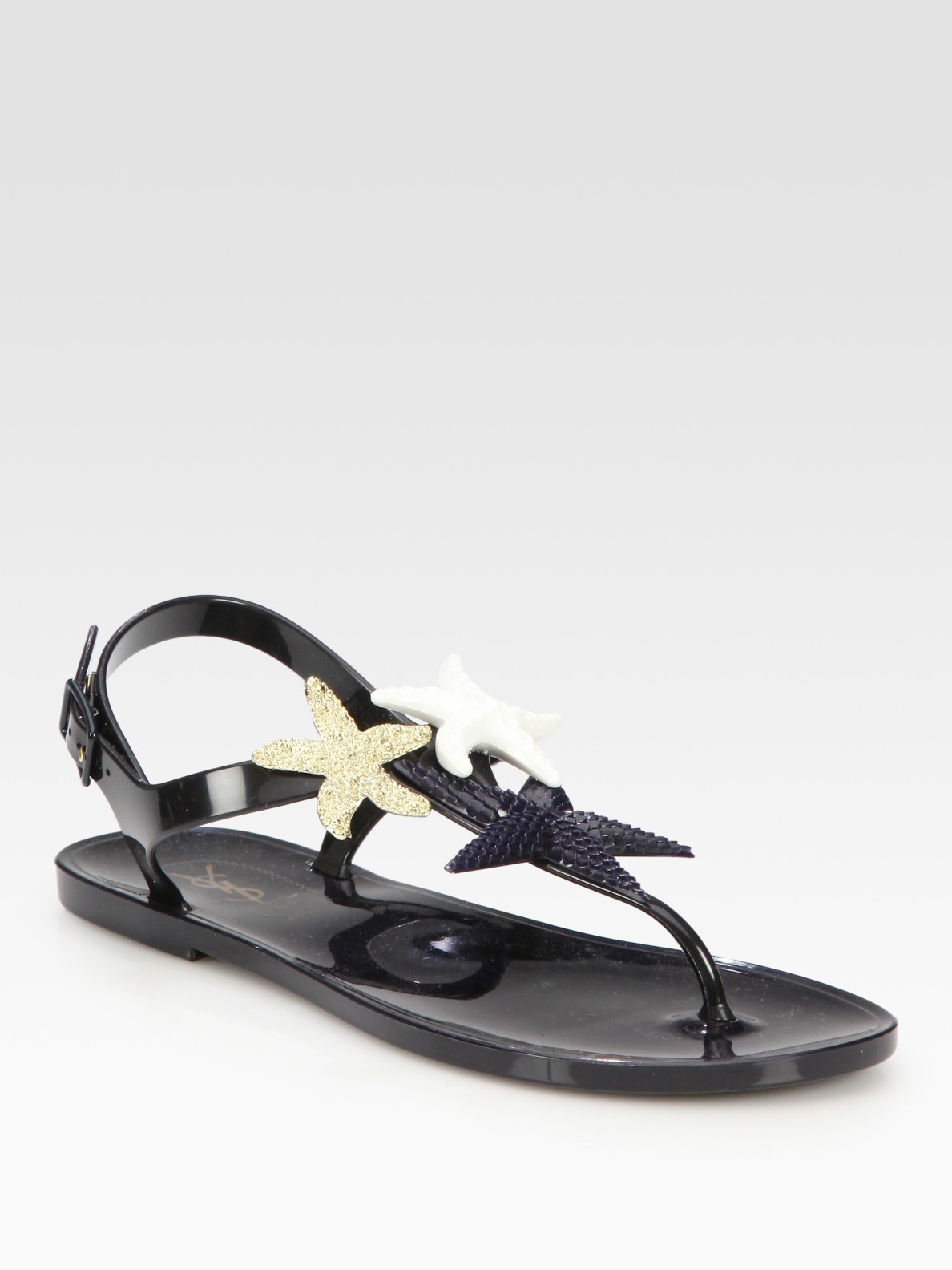 ysl jelly sandals