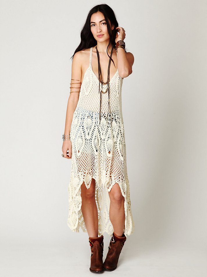 Lyst Free People Bella Donna Dress In White Gallery