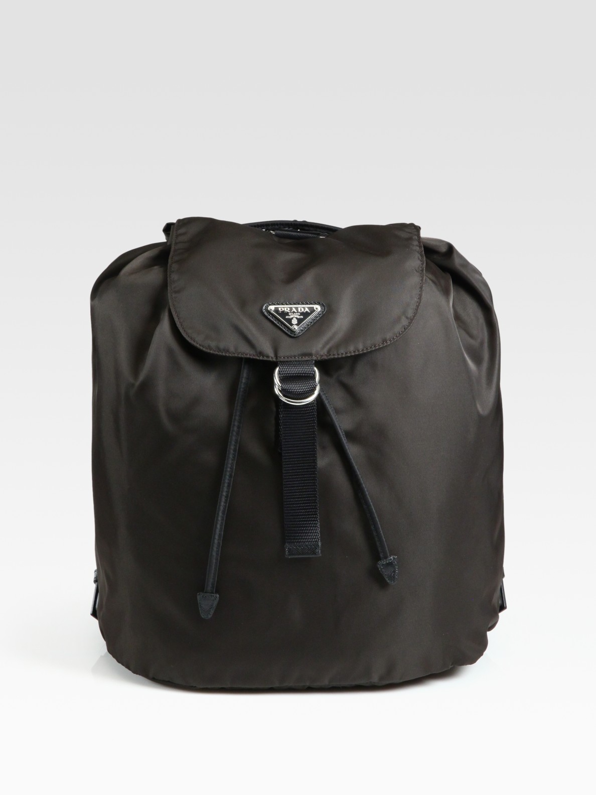 Prada Nylon Backpack in Black for Men | Lyst