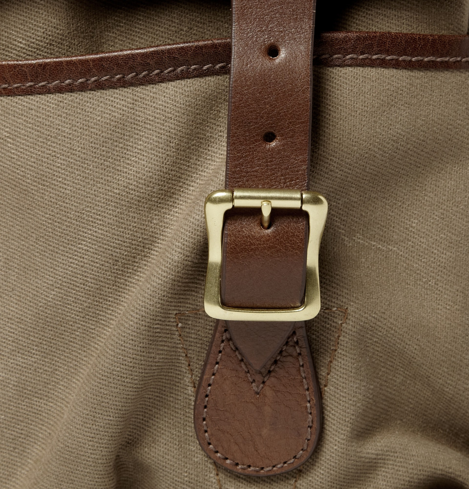 J.Crew Beaumont WaxedCanvas Messenger Bag in Natural for Men Lyst