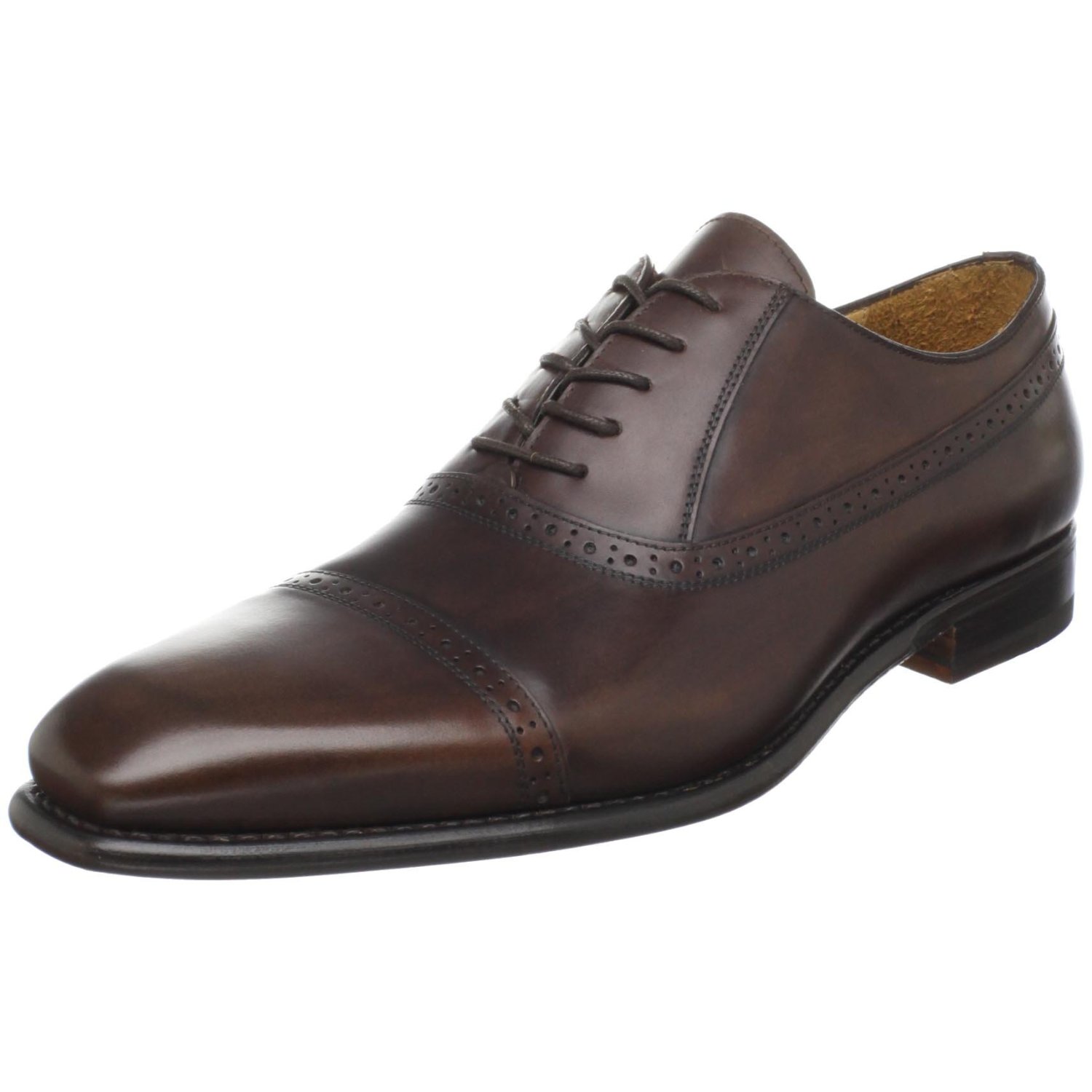 Bruno Magli Mens Mabon Lace Up in Brown for Men (dark brown) | Lyst
