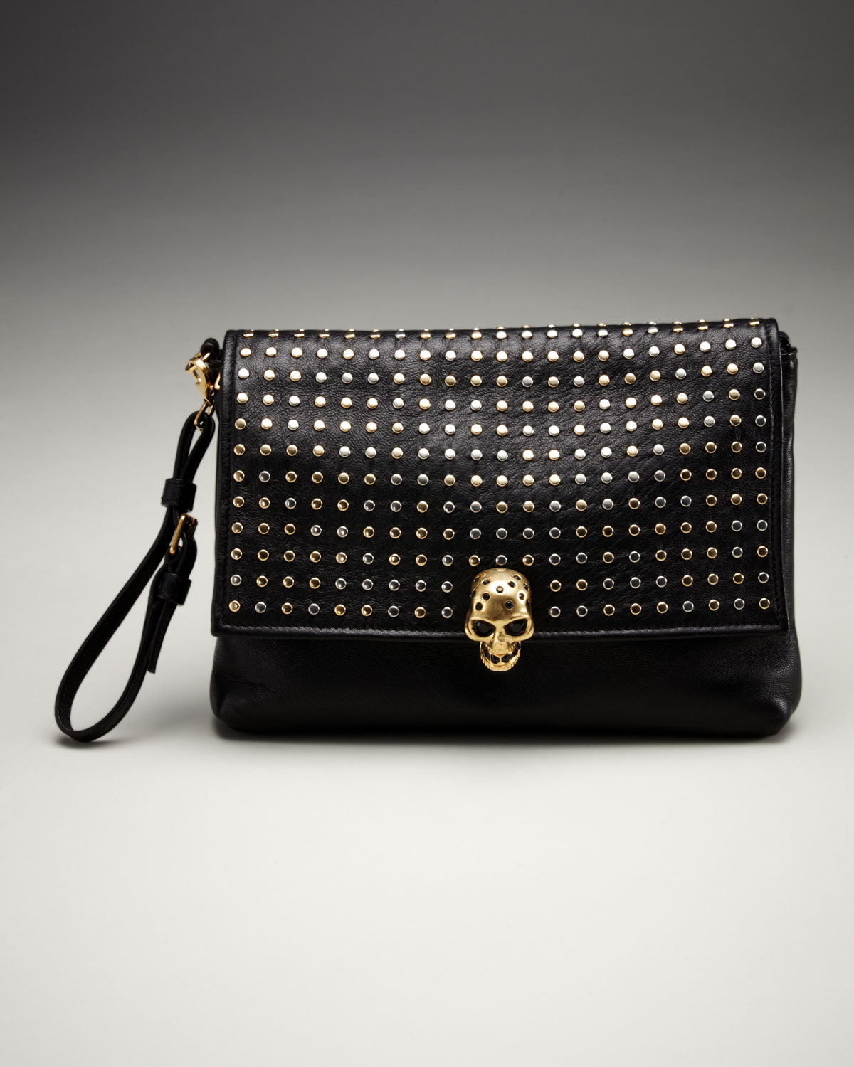 black alexander mcqueen with studs