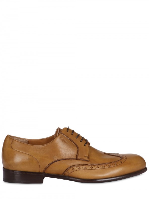 Lyst - Ferragamo Corsaro Lace-up Shoes in Natural for Men