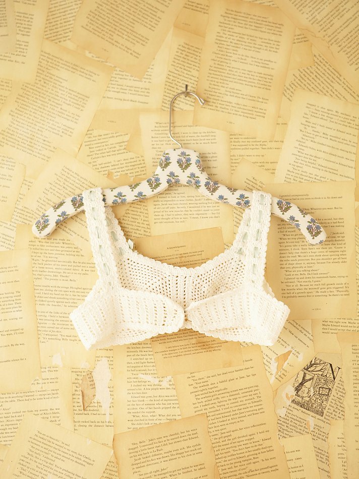 Free People Vintage Crochet Bralette in White | Lyst