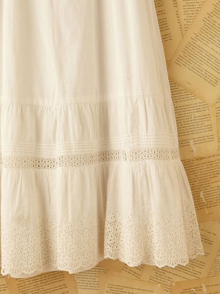 Free People Vintage Victorian Slip Dress in White | Lyst