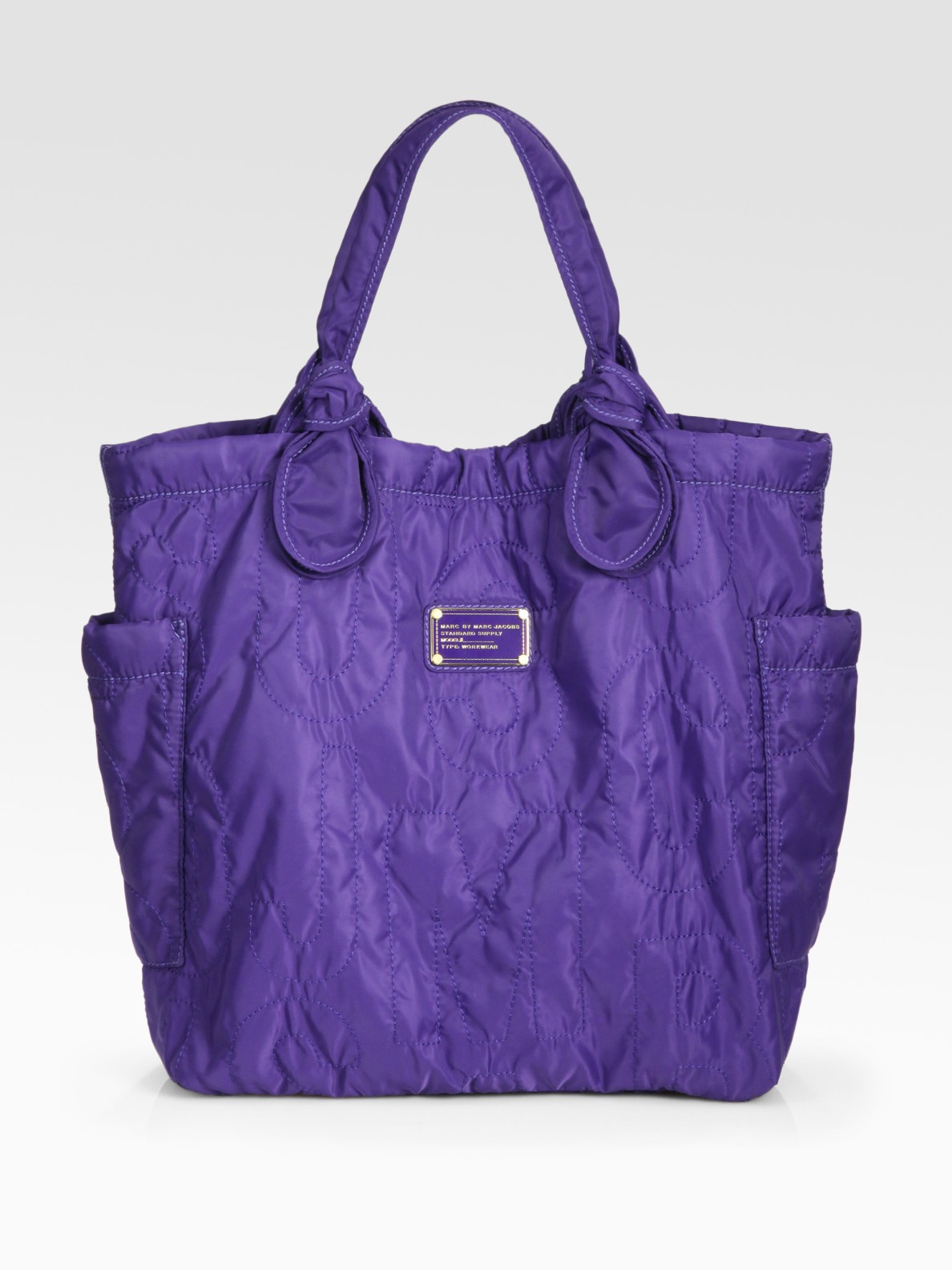 Marc By Marc Jacobs Pretty Nylon Medium Tate Tote Bag in Purple | Lyst