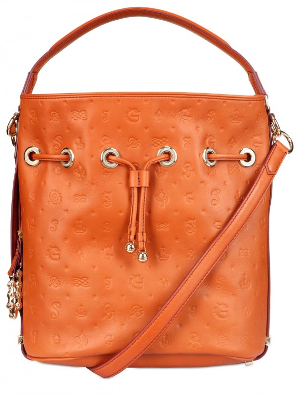 Lancel Dali Gala Leather Shoulder Bag in Brown - Lyst