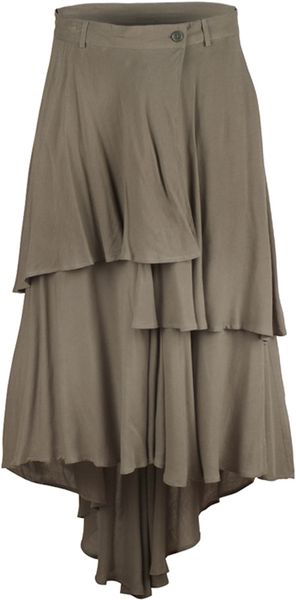 Nicholas K Sk-035 Clancy Skirt in Gray (algae) | Lyst