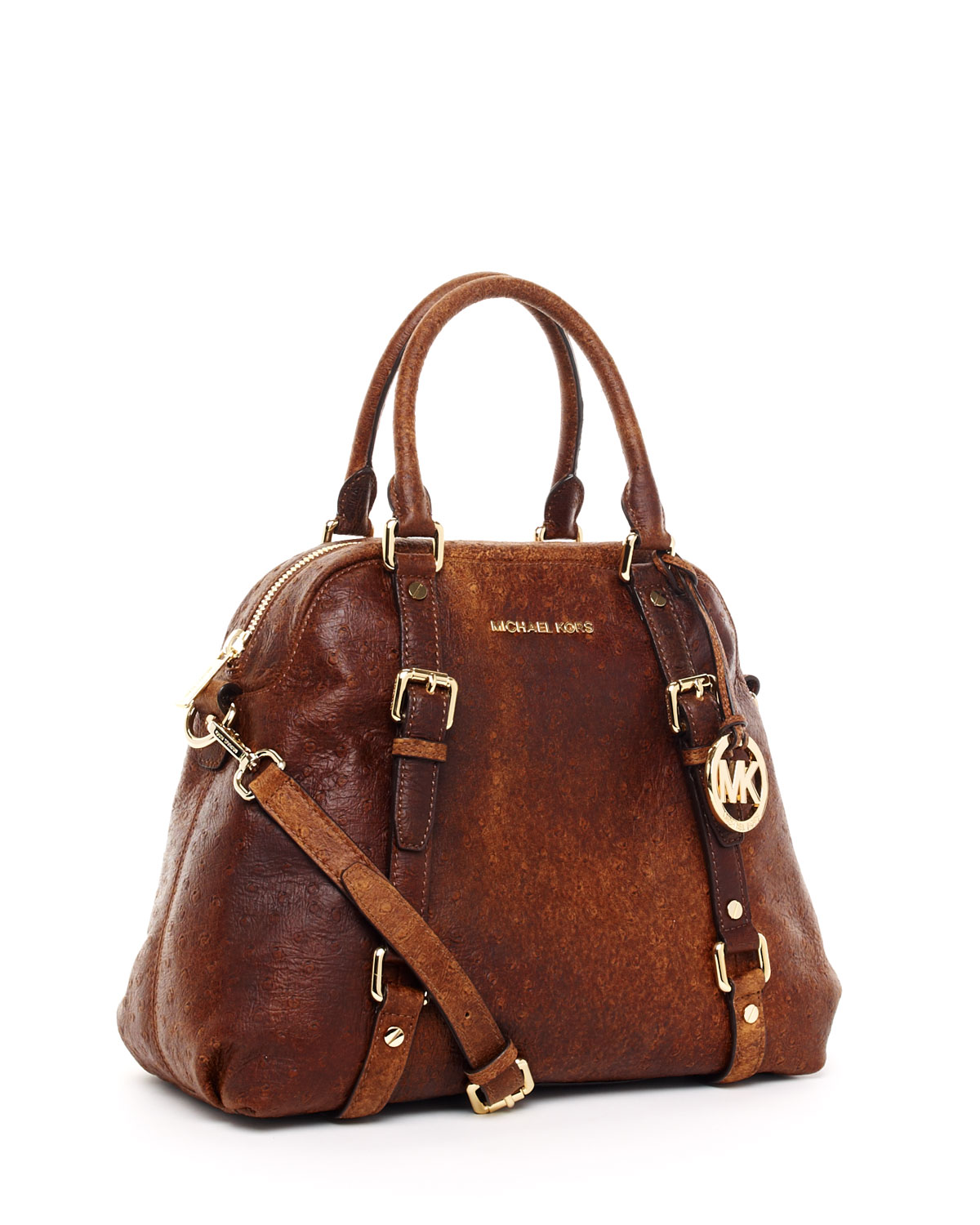 Ikke kompliceret Charles Keasing lindre Michael Kors Large Bedford Bowling Satchel in Brown - Lyst