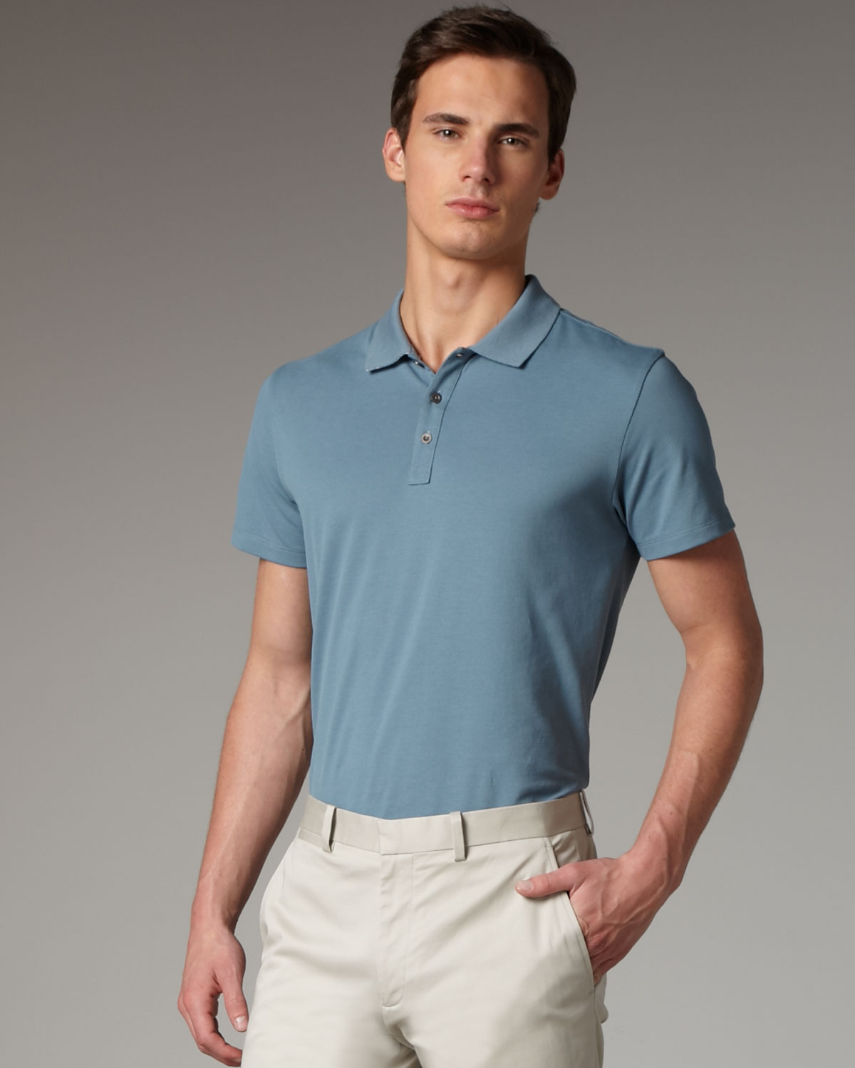 pique knit polo