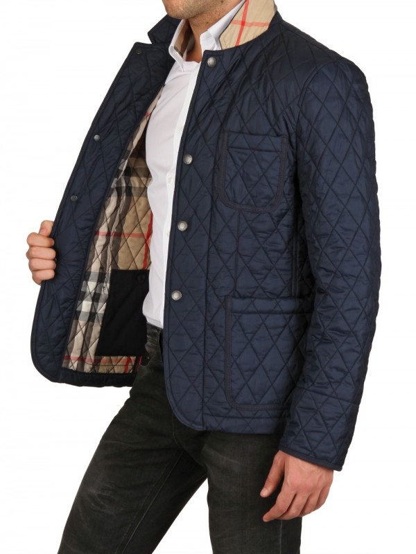 men's burberry brit quilted jacket