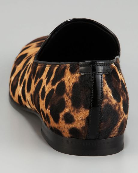 Jimmy Choo Leopard-print Calf-hair Loafer in Animal for Men (beige ...