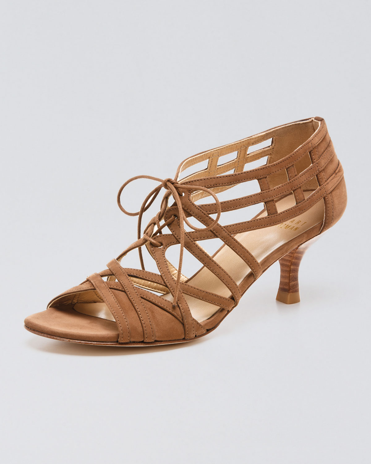 stuart weitzman lace heels