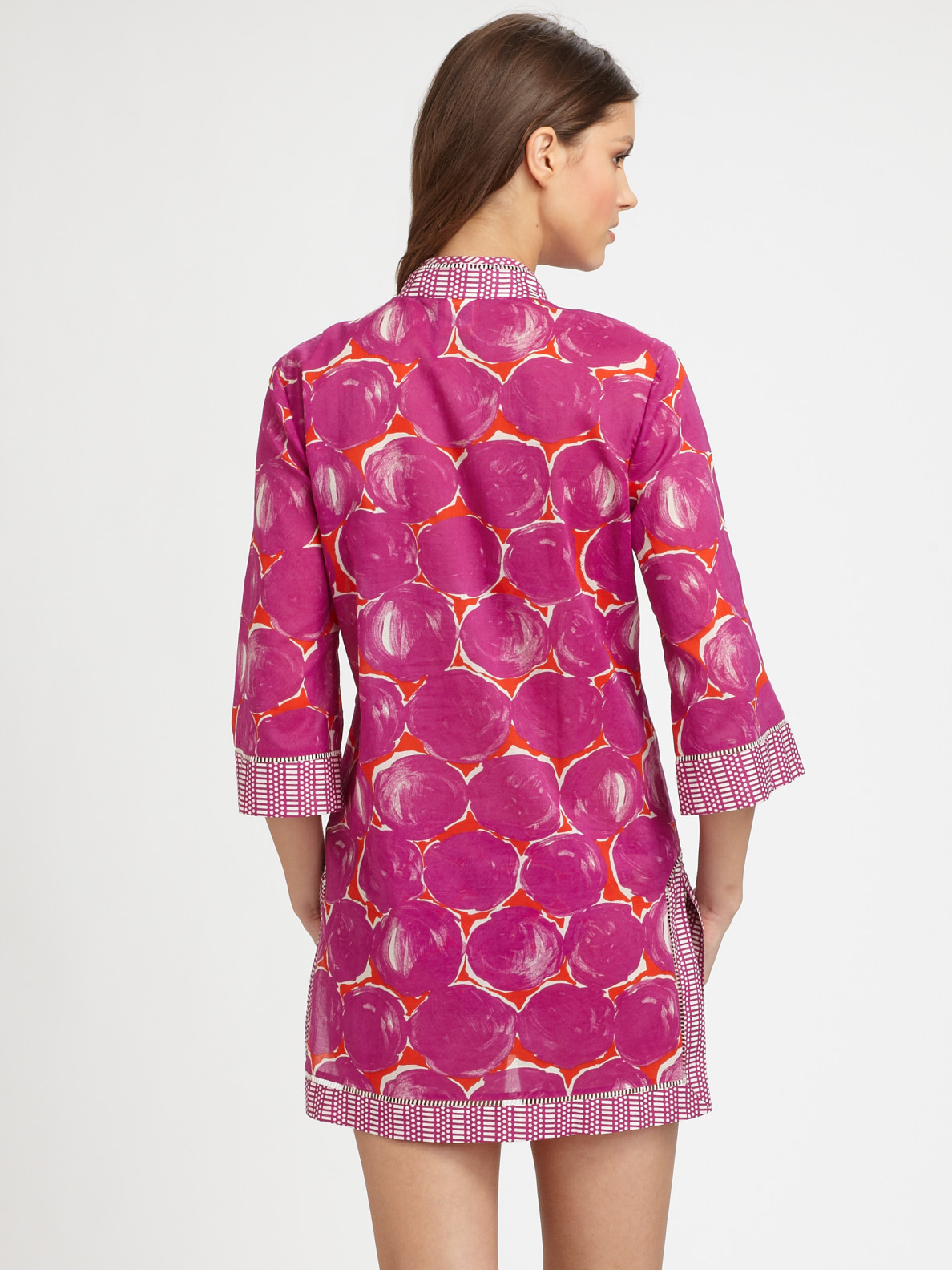 tory burch printed beach tunic