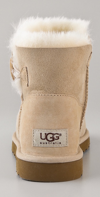 Ugg mini bailey bow beige sales