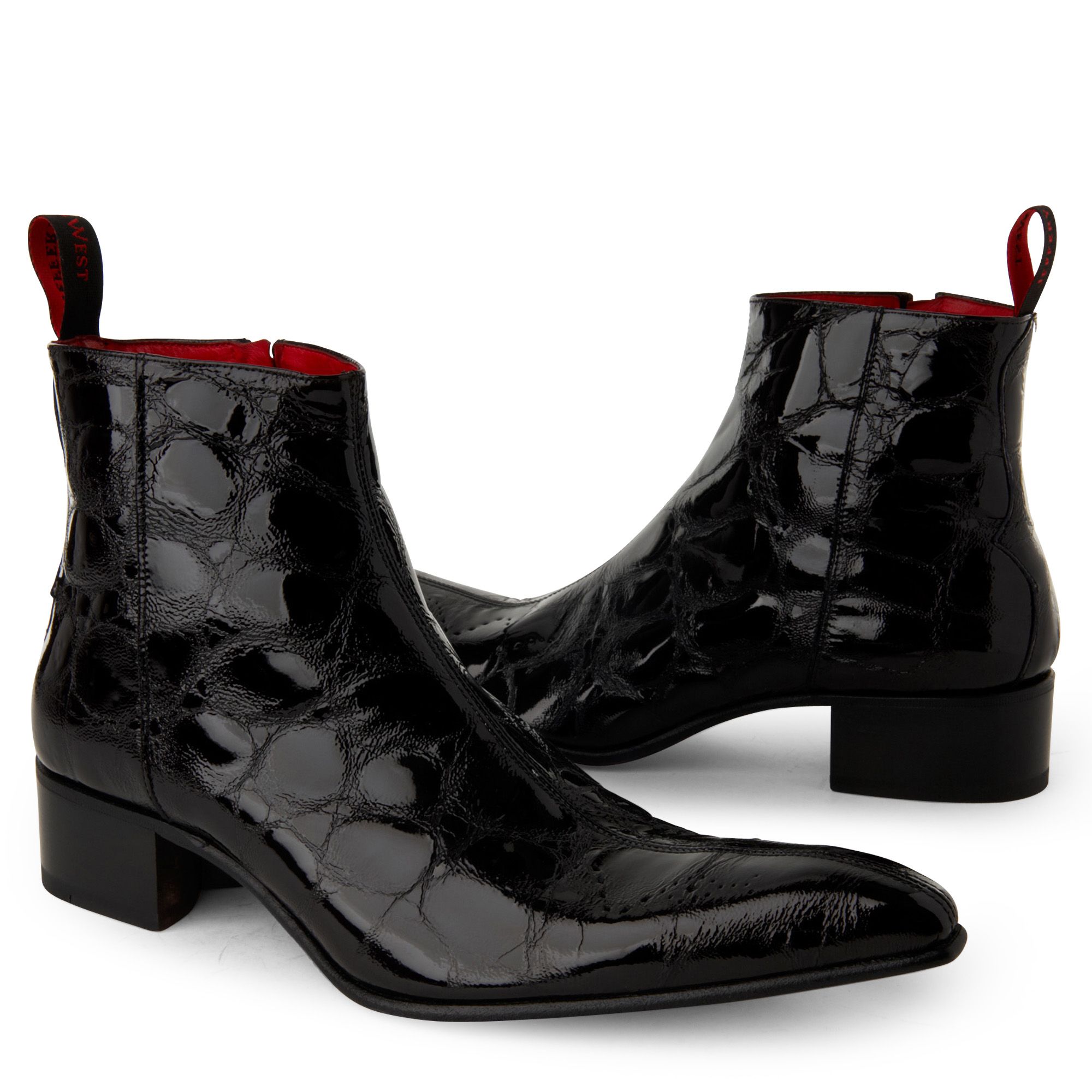 Jeffery west Romano Pointed Boots in Brown for Men (black) | Lyst