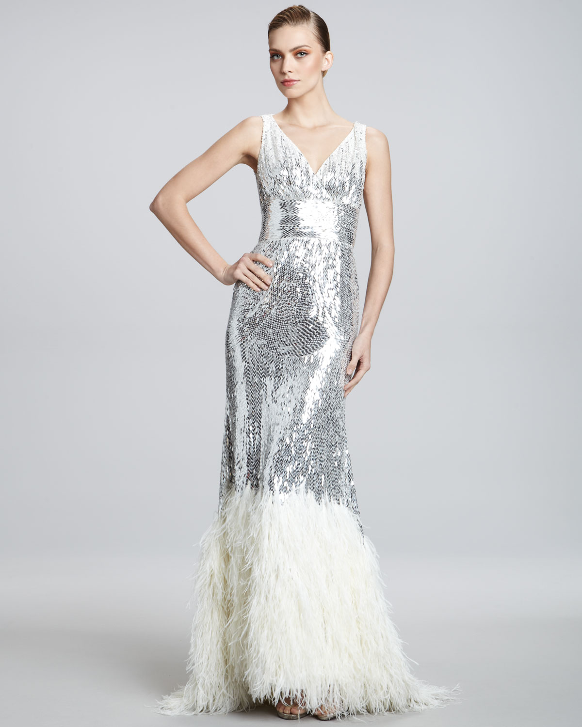 how to hem a beaded gown