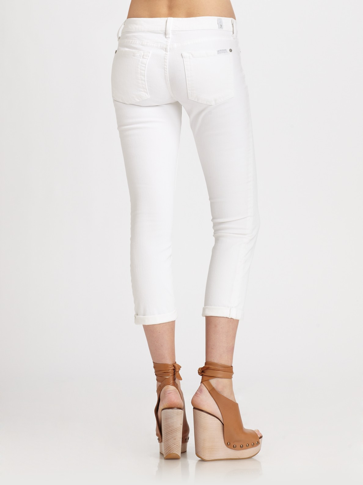 7 for all mankind the skinny crop