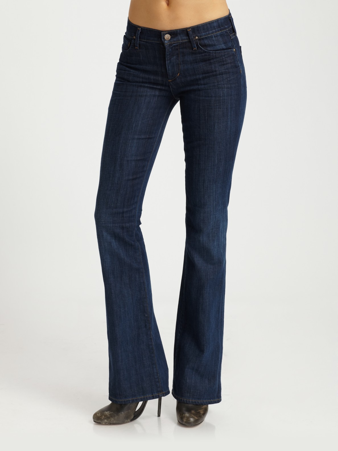 Citizens of Humanity Amber Medium Rise Bootcut Jeans in Blue | Lyst