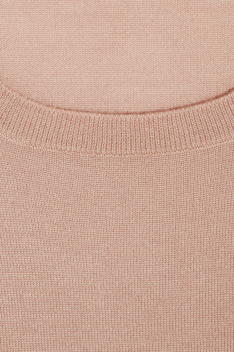 Miu miu Fine-Knit Cashmere And Silk-Blend Sweater in Pink | Lyst