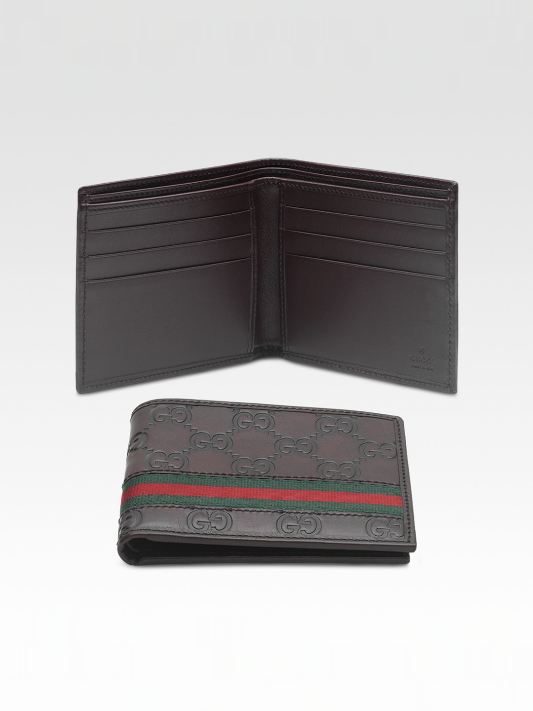 Gucci Bi-fold Wallet in Black for Men - Lyst