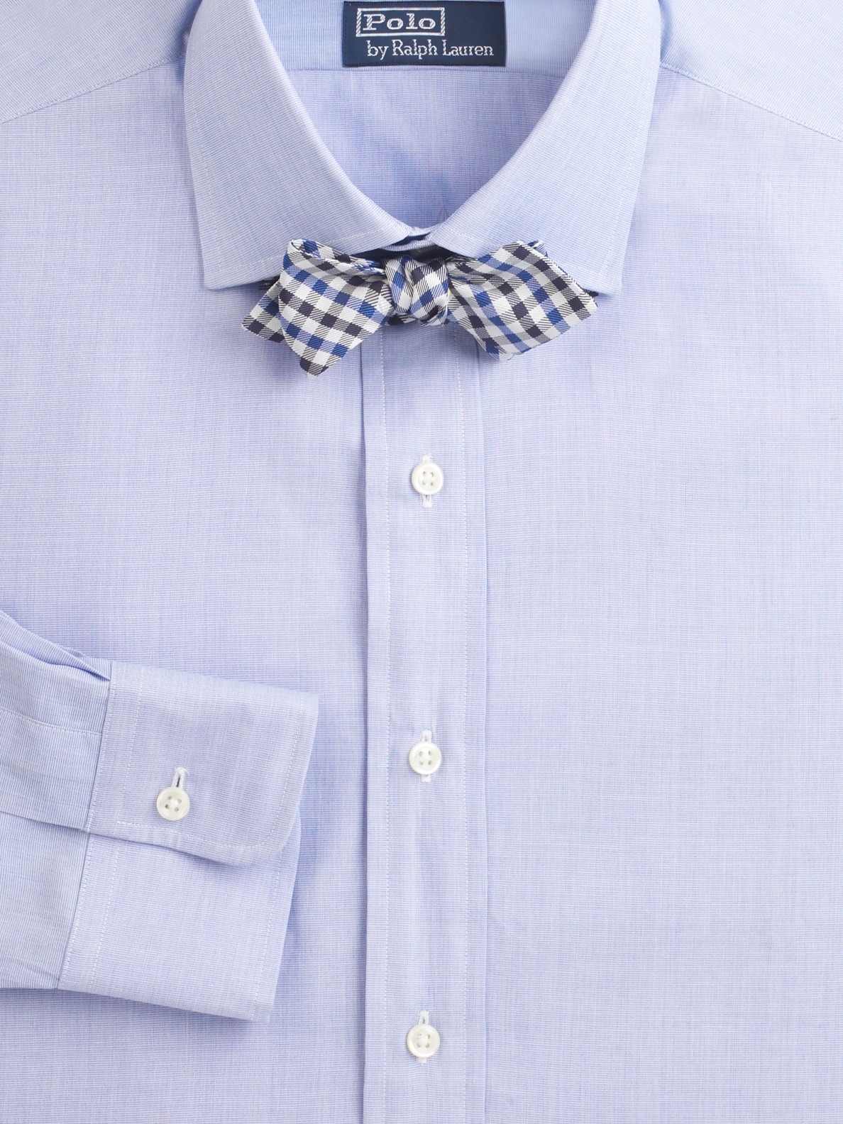 Polo Ralph Lauren Checked Silk Bow Tie in Blue for Men (pink) | Lyst