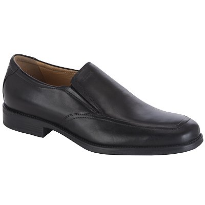 Geox Federico Leather Slip On Shoes in Black for Men | Lyst