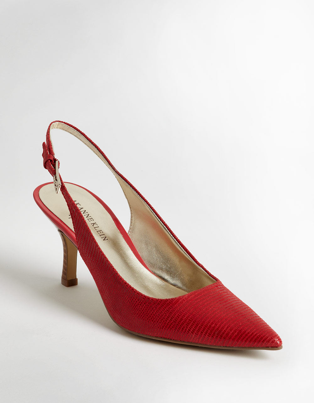 Ak anne klein Harquin Slingback Pumps in Red | Lyst