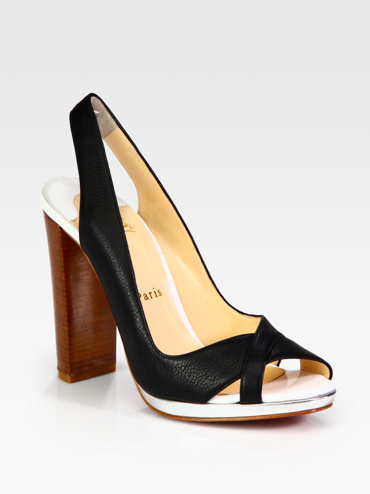 christian louboutin replica usa - Artesur ? christian louboutin metallic slingback sandals
