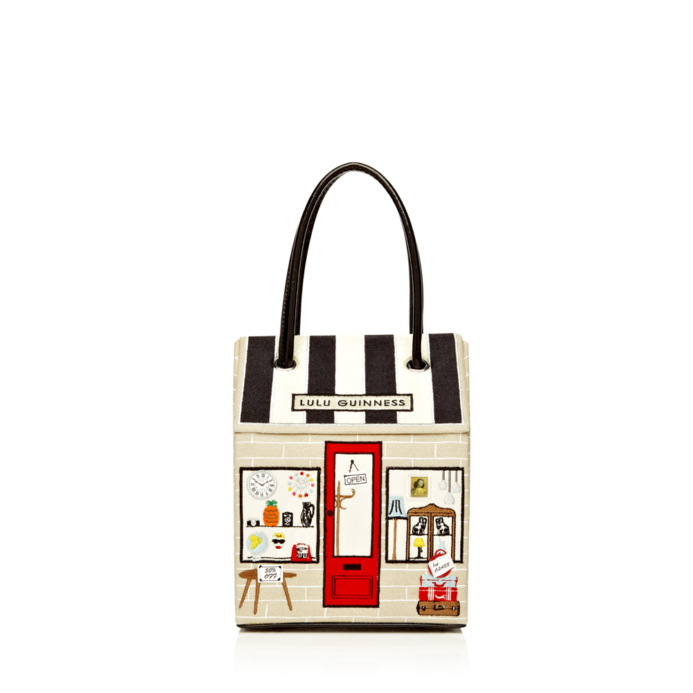 Lyst Lulu Guinness Stone Vintage Bag In Natural Gallery
