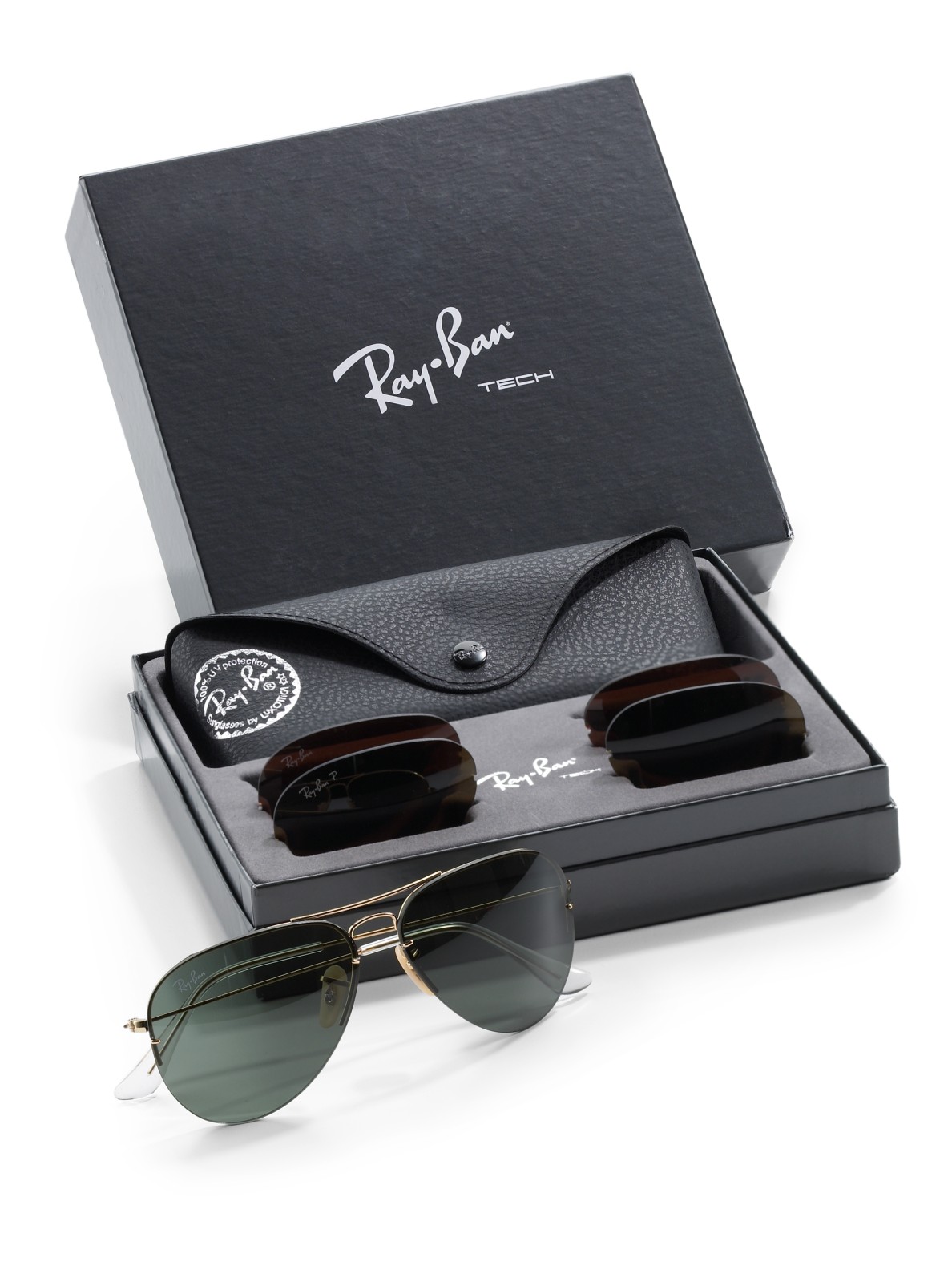 Arriba 89+ imagen ray ban sunglasses with interchangeable lenses