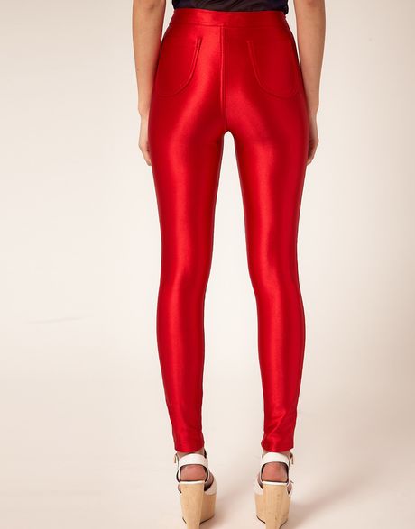 American Apparel American Apparel Disco Pant in Red | Lyst