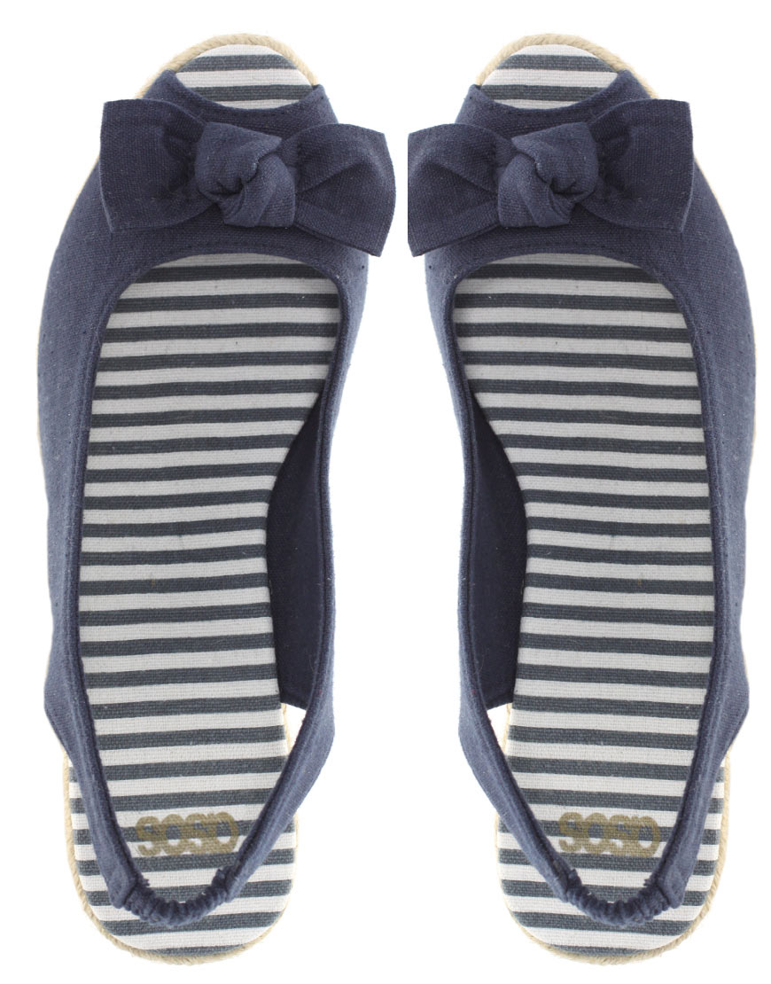 navy slingback espadrilles
