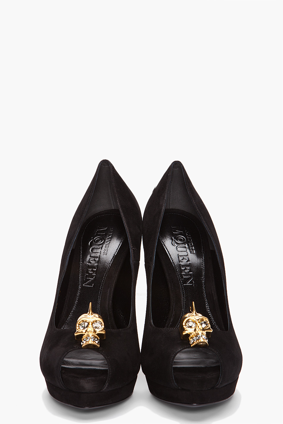 alexander mcqueen skull heels