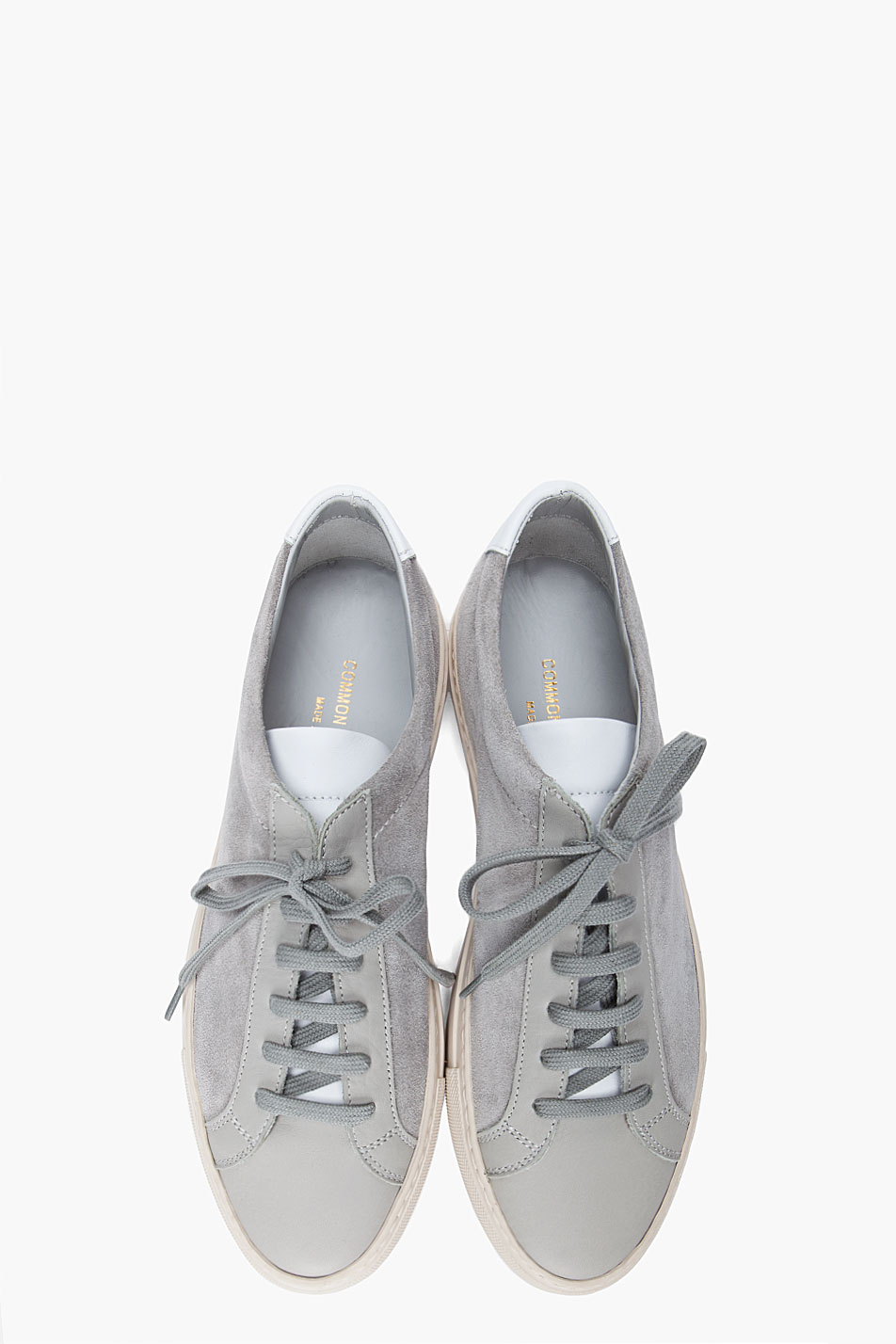 common projects gray suede