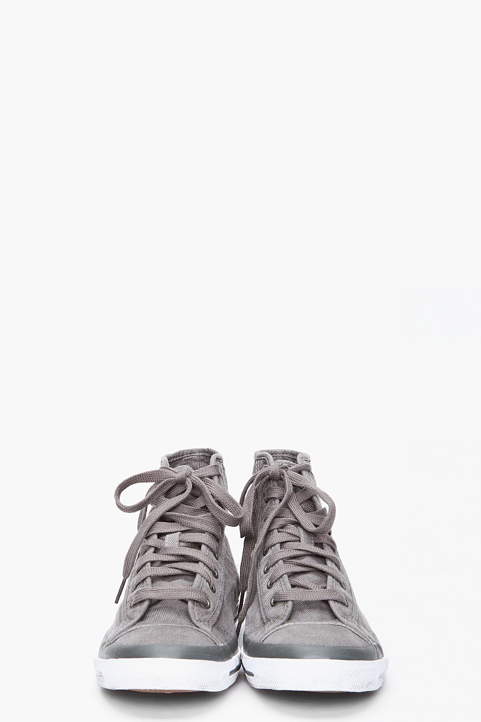 gunmetal gray shoes on Diesel Gunmetal Grey Exposure I Sneakers In Gray For Men Lyst